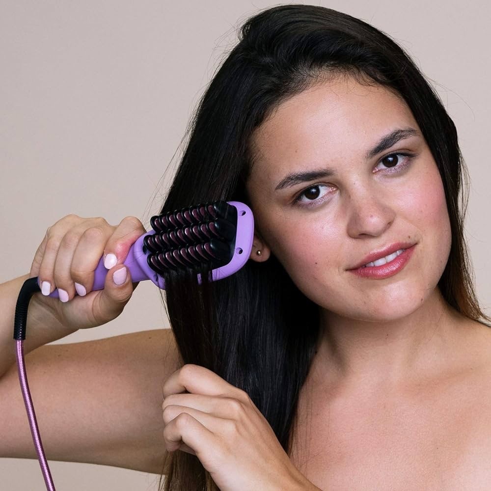 Ikoo E-Styler Jet Hair Straightening Brush – Purple – Brand New Sealed